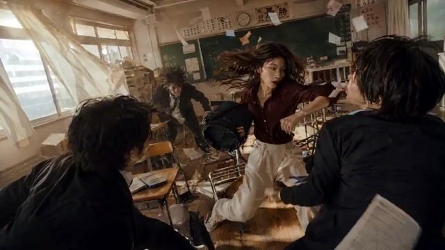 Classroom Martial Arts Action Sequence