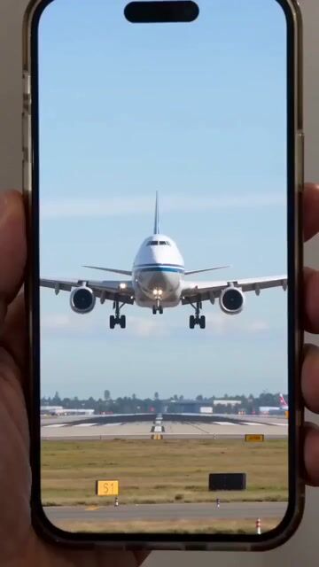 Giant mechanical robot transformation from airplane