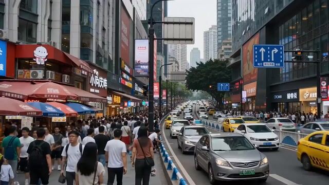 Seedance 2.0 Video Prompt: Godzilla-Sized Orange Cat in Chongqing